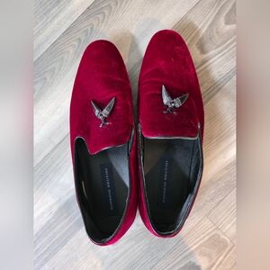Giorgio Brutini Men's Red Velvet Loafers